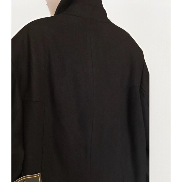 NEW RARE Element Wolfeboro Collection Double Breasted Wool Pea Coat Black Sz L - Picture 11 of 15